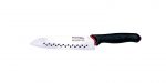 GIESSER PRIME LINE Chef Santoku Knife with Antimicrobial Handle and Perforated Blade