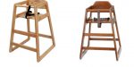 TABLECRAFT Wooden Baby High Chair Unassembled